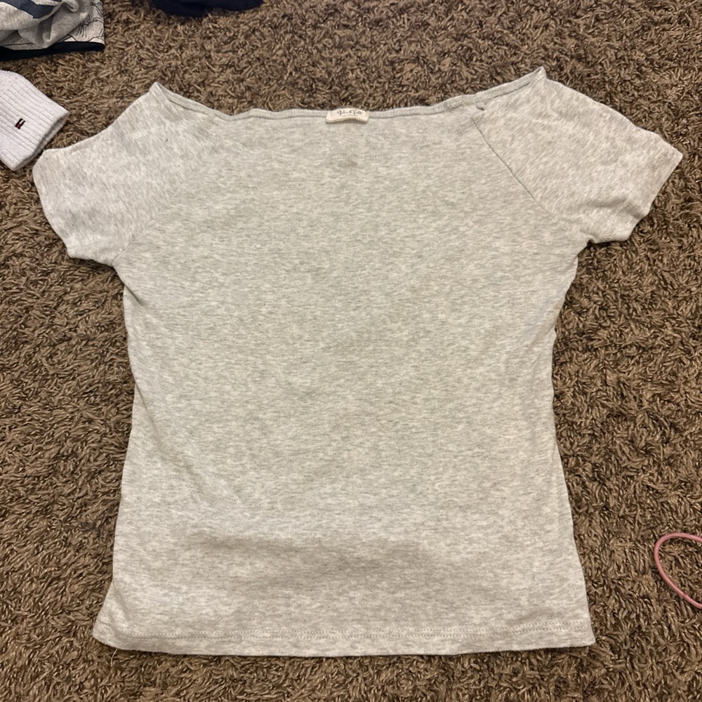 Gray Women's Top